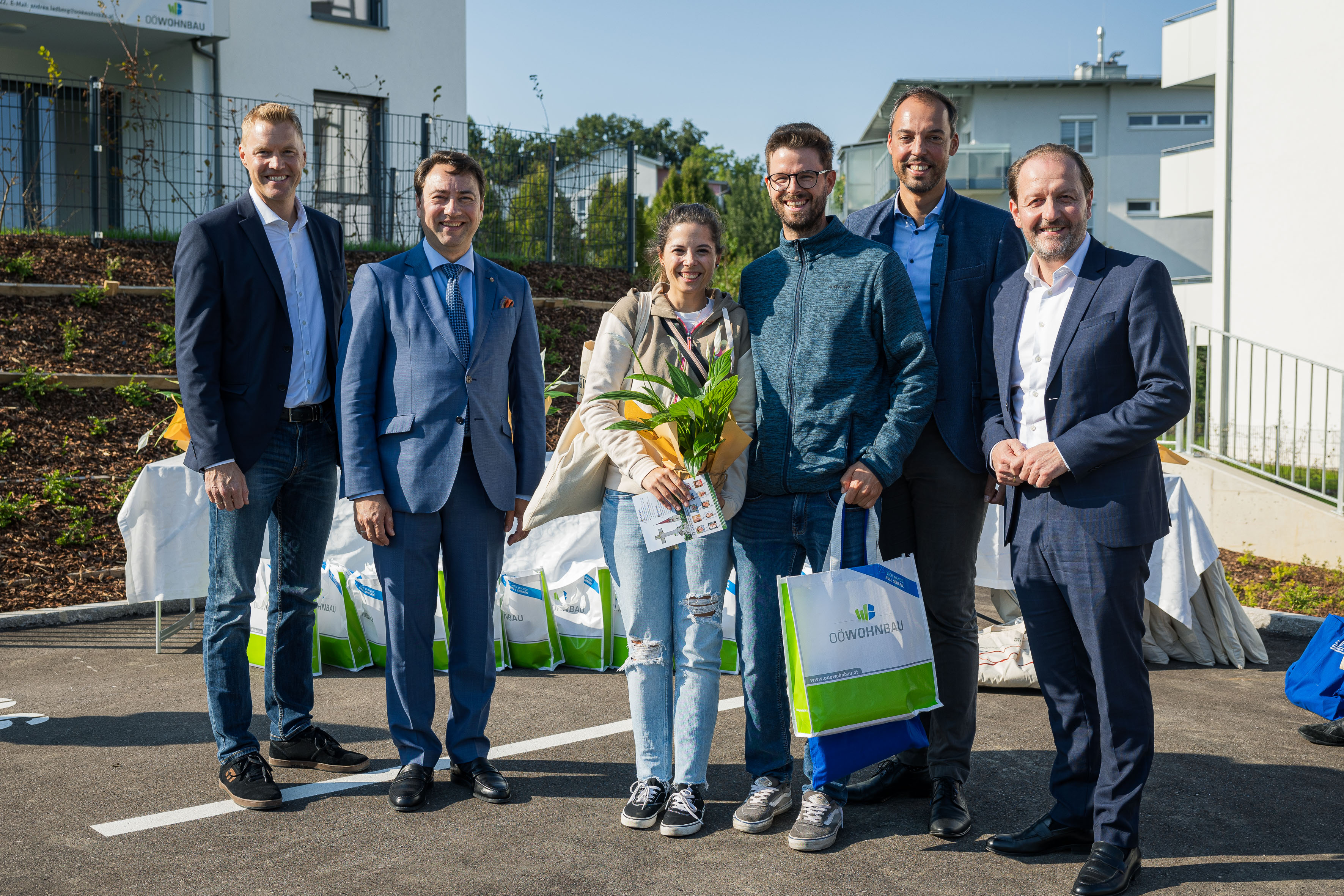 Feierliche Schlüsselübergabe in Thalheim