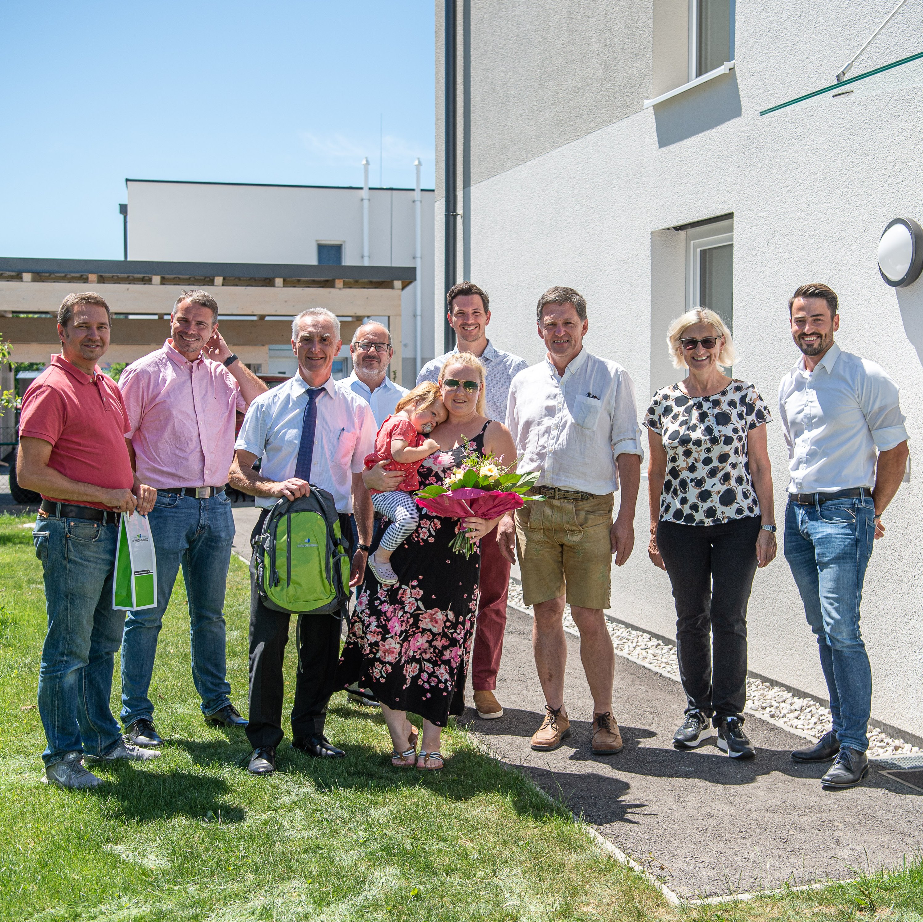 Schlüsselübergabe in Gschwandt
