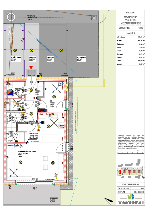 Plan EG Doppelhaushälfte 9 Plan EG Doppelhaushälfte 9